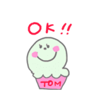 アイスクリームのトムちゃんスタンプ（個別スタンプ：2）