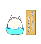 まるいにゃんこ ～夏～（個別スタンプ：2）