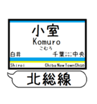 北総線 成田空港線 駅名 シンプル＆いつでも（個別スタンプ：12）