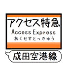 北総線 成田空港線 駅名 シンプル＆いつでも（個別スタンプ：24）