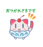 暑い夏に便利なかき氷ねこスタンプ（個別スタンプ：3）