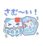 暑い夏に便利なかき氷ねこスタンプ（個別スタンプ：5）