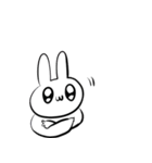 ぴょんぴょんうさぎさん（個別スタンプ：5）