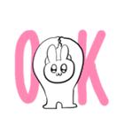 ぴょんぴょんうさぎさん（個別スタンプ：22）