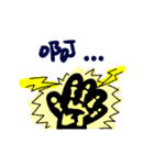 ジェスチャー漫画★かわいい、簡単、癒やし（個別スタンプ：7）