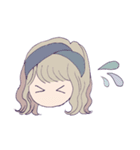 おんなのこたちの日常（個別スタンプ：3）