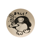 ペンギンスタンプ(フロアボールもあります)（個別スタンプ：7）