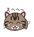 キジトラ猫のイラストスタンプ（個別スタンプ：23）