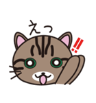 キジトラ猫のイラストスタンプ（個別スタンプ：30）