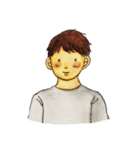 ツィバの男の子シリーズ5（個別スタンプ：14）