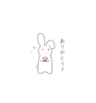 うさぎwithタピオカ（個別スタンプ：6）