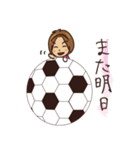 サッカー・フットサル少女（個別スタンプ：7）
