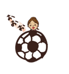 サッカー・フットサル少女（個別スタンプ：11）