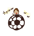 サッカー・フットサル少女（個別スタンプ：13）