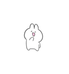 笑顔のうさぎたち 小さめ（個別スタンプ：9）