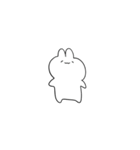 笑顔のうさぎたち 小さめ（個別スタンプ：12）