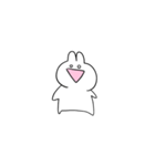 笑顔のうさぎたち 小さめ（個別スタンプ：17）