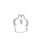 笑顔のうさぎたち 小さめ（個別スタンプ：23）