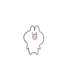 笑顔のうさぎたち 小さめ（個別スタンプ：25）