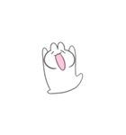 笑顔のうさぎたち 小さめ（個別スタンプ：26）