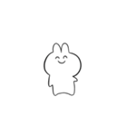 笑顔のうさぎたち 小さめ（個別スタンプ：28）
