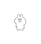 笑顔のうさぎたち 小さめ（個別スタンプ：29）