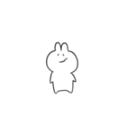 笑顔のうさぎたち 小さめ（個別スタンプ：37）