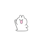 笑顔のうさぎたち 小さめ（個別スタンプ：38）