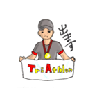 トライアスロンスタンプ（キャラ）（個別スタンプ：8）
