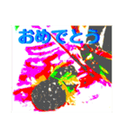 La 芸術パラダイス(絵画風)（個別スタンプ：17）