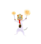 Happy Cat Girl 6（個別スタンプ：5）