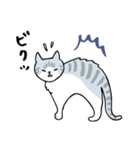サバトラ猫 てっちゃんの日常（個別スタンプ：6）