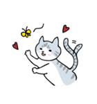 サバトラ猫 てっちゃんの日常（個別スタンプ：7）