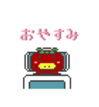 【ドット絵】あかっぱの挨拶スタンプ（個別スタンプ：12）