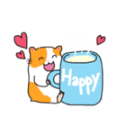ゆるっとなかよし動物スタンプ（個別スタンプ：1）