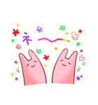うさぎのあいつとだるまとひゃん3（個別スタンプ：11）