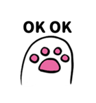 ゆっくり猫の足(中国語 ver.)（個別スタンプ：12）