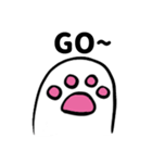ゆっくり猫の足(中国語 ver.)（個別スタンプ：34）