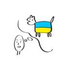 ウクライナ国旗くん（個別スタンプ：19）