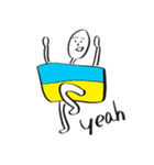 ウクライナ国旗くん（個別スタンプ：25）