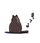 黒猫 くまン（個別スタンプ：21）