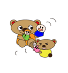 くまのくまジャガ（ほのぼのスタンプ）（個別スタンプ：7）