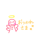 ここだよ天使ちゃん！（個別スタンプ：16）
