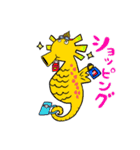 海の変なヤツたち。（個別スタンプ：3）