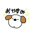 シンプルな犬のジョン（個別スタンプ：6）