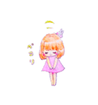おんなのことウサギ（個別スタンプ：26）
