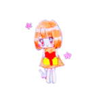 おんなのことウサギ（個別スタンプ：29）