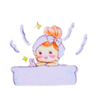 おんなのことウサギ（個別スタンプ：37）