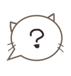 さりげ猫のふきだしスタンプ（個別スタンプ：34）