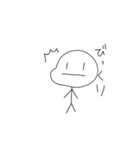 毎日使える棒人間（個別スタンプ：21）